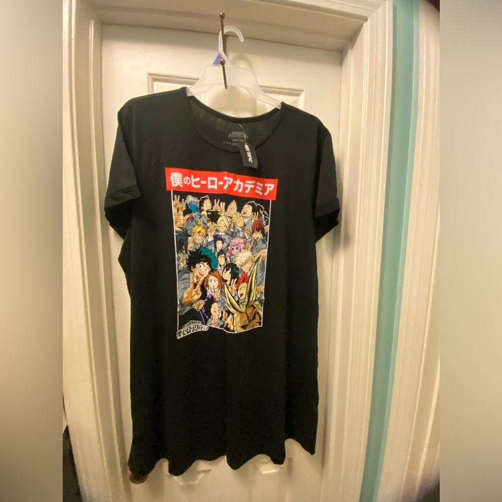 NWT My Hero Academic Anime Tshirt Dress